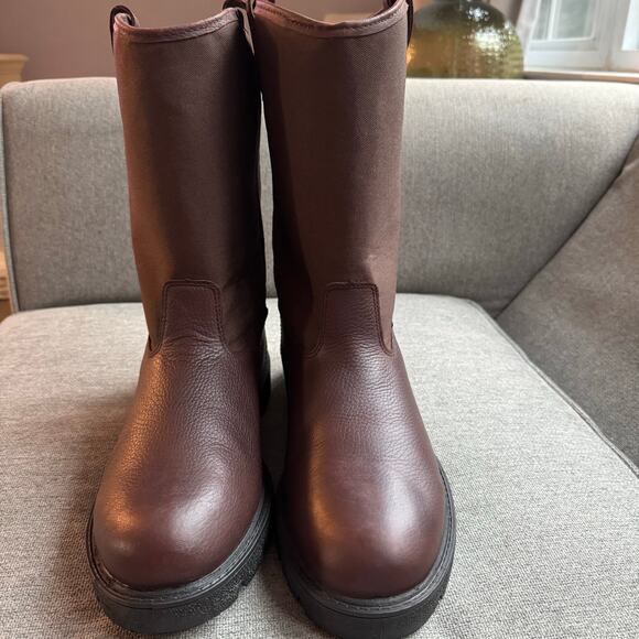 Georgia Boot Homeland Waterproof Wellington Work Boot Brown Men's Sz 13 - Picture 15 of 15